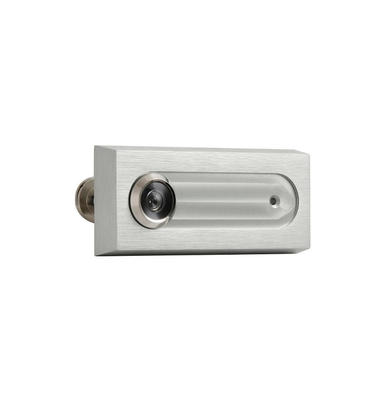 Türspion mit Etikett AXA - LINIA ATLAS2 - Silber Matt Türspion mit Etikett AXA - LINIA ATLAS2 - Silber Matt