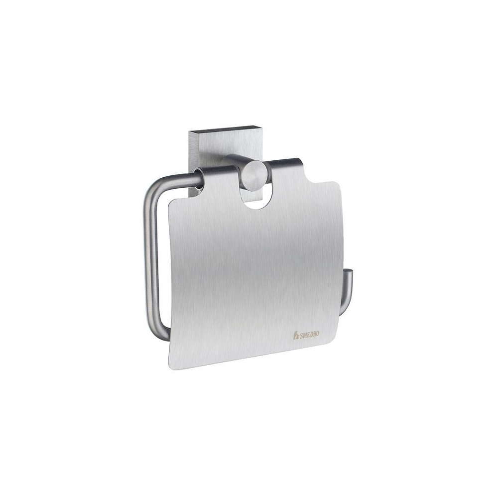 Toilettenpapierhalter mit Deckel SMEDBO HOUSE - Chrom geschliffen