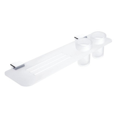 Glasregal mit Zahnbürstenbechern IXI NIMCO KIBO Ki X350-58DW-26