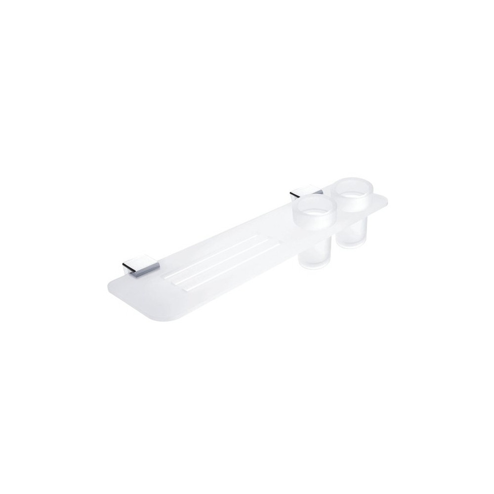 Glasregal mit Zahnbürstenbechern IXI NIMCO KIBO Ki X350-58DW-26