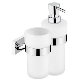 Zahnputzbecher und Seifenspender NIMCO KEIRA KE 2205831W-T-26