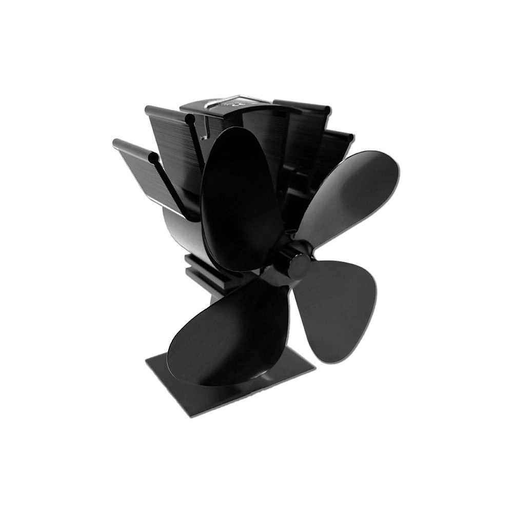Termoelektrický ventilátor čierny (4 lopatky)