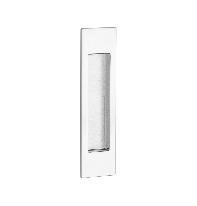 Griffmulde für Schiebetüren APRILE 7039 - Chrom glänzend Griffmulde für Schiebetüren APRILE 7039 - Chrom glänzend
