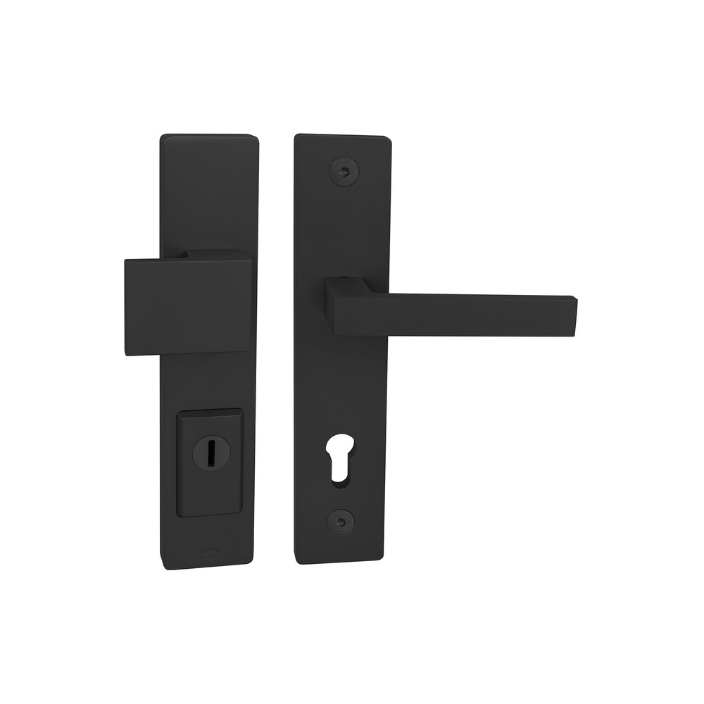 Sicherheitsbeschlag TUPAI FORTE 3214 / SQUARE 2275 - Schwarz matt