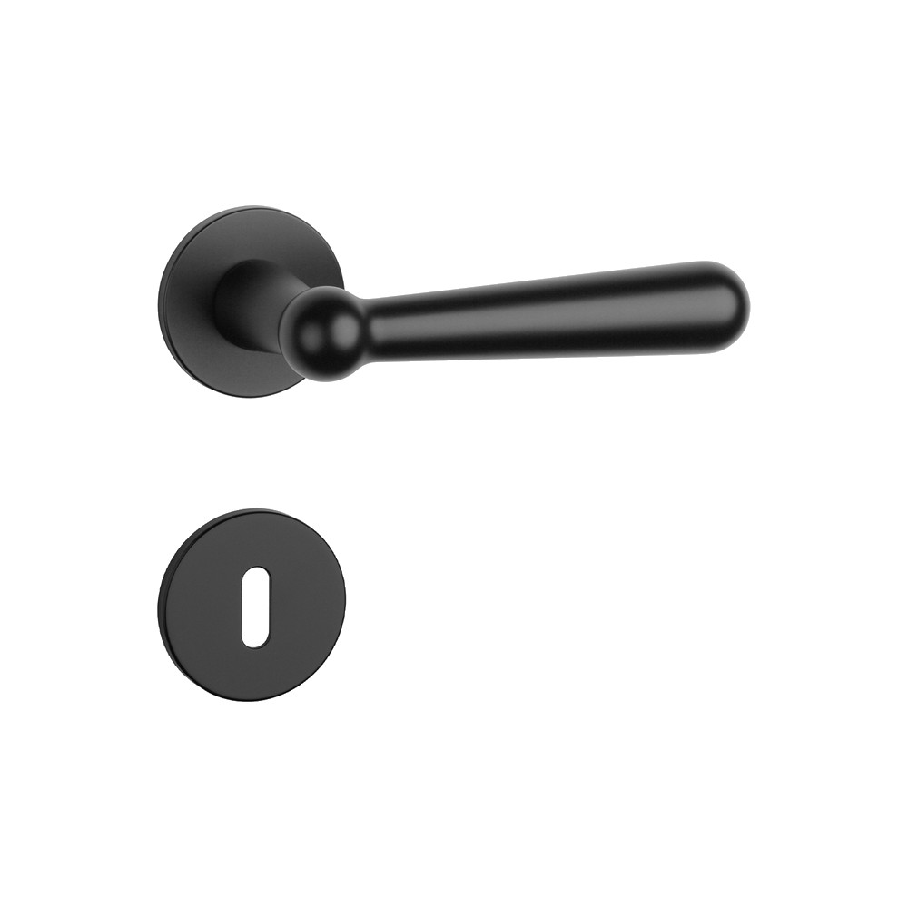 Türgriff APRILE ROSEMARY - R 7S - Schwarz matt